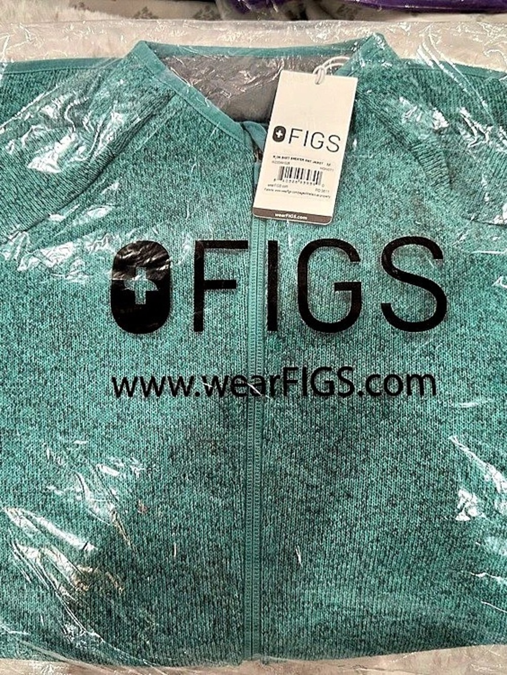 FIGS On-Shift Sweater Knit Jacket Medium NWT